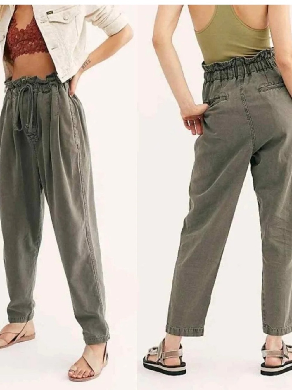 Free People Margate pleated trousers